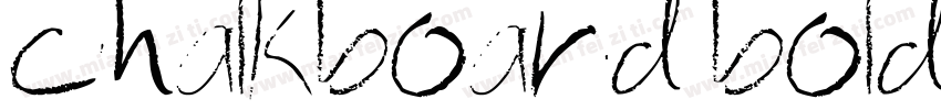 chalkboard bold字体转换